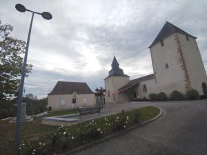 En haut de la mini bosse